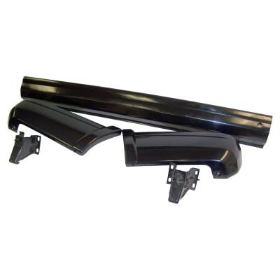 Crown Automotive Jeep Replacement - Crown Automotive 5EE84TZZAGK Rear Bumper Kit for 97-01 Jeep Cherokee XJ