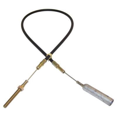 Crown Automotive Jeep Replacement - Crown Automotive J0640353 Parking Brake Cable for 45-49 Willys CJ-2A 42.25" Long