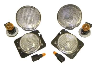Crown Automotive Jeep Replacement - Crown Automotive RT28018 Parking & Side Marker Kit for 07-10 Jeep Wrangler JK