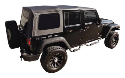 Crown Automotive Jeep Replacement - Crown Automotive RT10635T Black Diamond Soft Top Tint for 07-09 Wrangler JK 4DR