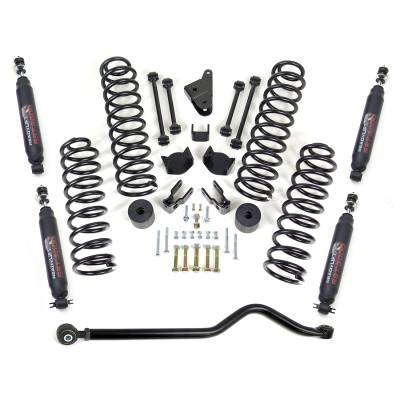 ReadyLift - ReadyLift 69-6403 4" Coil Spring Kit w/Adj Track Bar 07-18 Jeep Wrangler JK