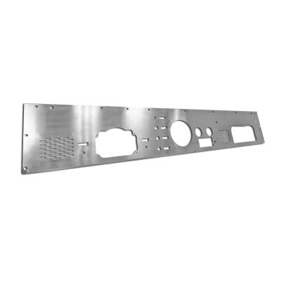 Rugged Ridge - Rugged Ridge 11144.12 Dash Panel w/Pre-Cut Holes SS for 76-86 Jeep CJ