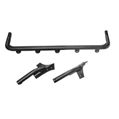 Rugged Ridge - Rugged Ridge 11232.21 Windshield Mount Light Bar Black for 07-18 Wrangler JK