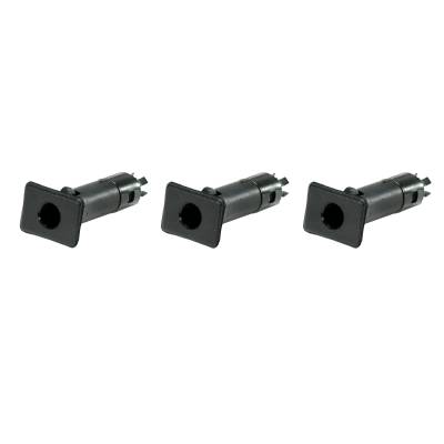 Rugged Ridge - Rugged Ridge 11819.15 Half Door Insert Set Black for 87-06 Jeep Wrangler YJ/TJ