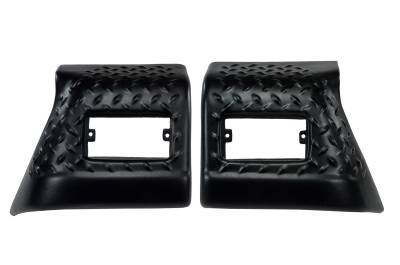 Rugged Ridge - Rugged Ridge 11650.20 Body Armor Kit Front Fender Guards 97-06 Jeep Wrangler TJ