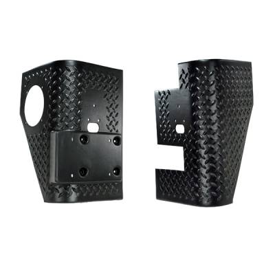 Rugged Ridge - Rugged Ridge 11650.02 Rear Corner Guards Body Armor for 97-06 Wrangler TJ