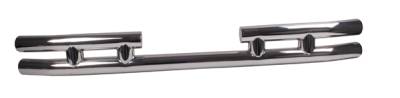 Rugged Ridge - Rugged Ridge 11573.03 3" Double Tube Rear Bumper Stainless Steel for Wrangler