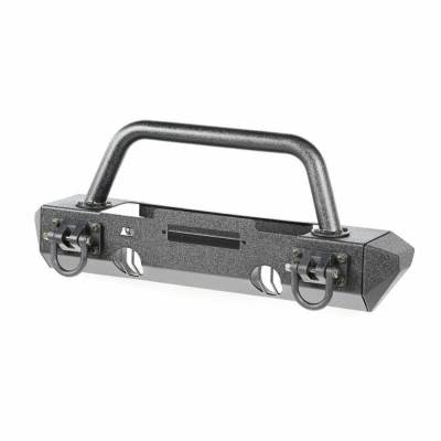 Rugged Ridge - Rugged Ridge 11540.51 XHD Winch Mount Front Bumper Black for 07-18 Wrangler JK