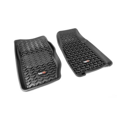 Rugged Ridge - Rugged Ridge 12920.25 Floor Liners Front Black for 84-01 Jeep Cherokee XJ
