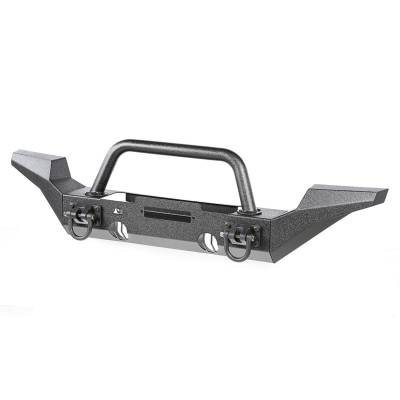 Rugged Ridge - Rugged Ridge 11540.52 XHD Front Bumper Kit Black for 07-18 Wrangler JK