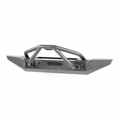 Rugged Ridge - Rugged Ridge 11540.58 XHD Winch Mount Front Bumper Kit Black for CJ/YJ/TJ