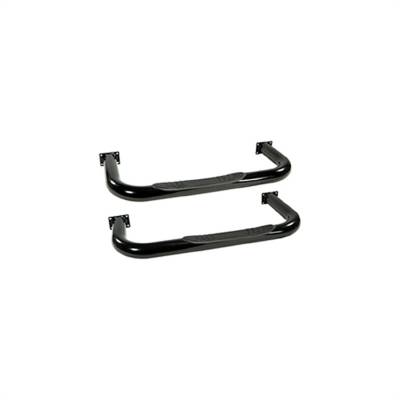 Outland Automotive - Outland 11590.01 3" Round Tube Side Steps Black for Jeep CJ5