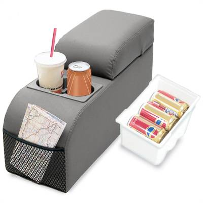 Outland Automotive - Outland 13101.09 Standard Locking Console Gray for Jeep CJ Wrangler
