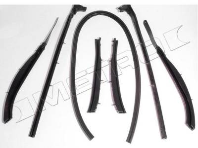 Metro Moulded Parts - Metro Moulded RR 1809 Convertible Top Roof Rail Seal
