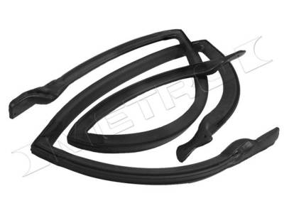 Metro Moulded Parts - Metro Moulded RR 5019-T Hard Top Moulding Roof Rail Seal Rear