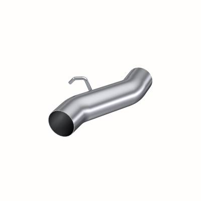 MBRP Exhaust - MBRP Exhaust GMS9423 T407 4" Armor Plus Adaptor Pipe 06-07 Silver/Sierra 2500HD