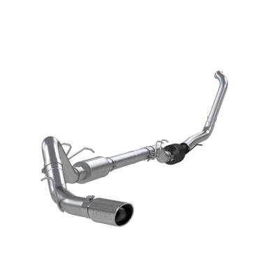 MBRP Exhaust - MBRP S6240409 T409 4" Turbo Back Single Side Exit w/Muffler 03-07 F350/450/550