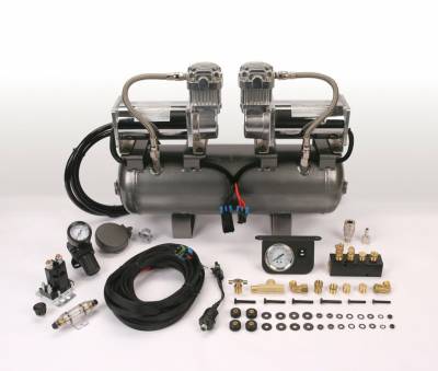 Viair - Viair 30018 Suspension Air Compressor Gray Powdercoated
