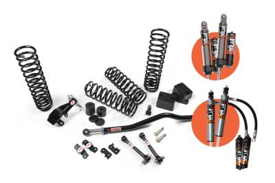 JKS - JKS JSPEC103PES 2.5" Lift FOX Perf Elite Shocks for 07-18 Jeep Wrangler JK 2DR