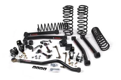 JKS - JKS JSPEC122KNS 2.5" Lift Shock Relocation Bracket for 18+ Jeep Wrangler JL 4DR