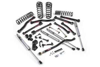 JKS - JKS JSPEC126KFA 2.5" Lift HD Coils Fox 2.0 Adv Flex End for 18-26 Jeep JL 4DR