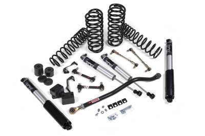 JKS - JKS JSPEC117PS 2.5" Lift Std Coils FOX 2.5 IFP for 18-26 Jeep Wrangler JL 4DR