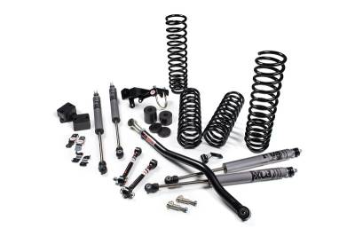 JKS - JKS JSPEC153KF J-Max 3.5" Lift FOX 2.5 Reservoir DSC Flex End for 07-18 Jeep JK