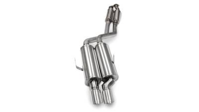 Corsa Performance - Corsa 14553 2.25" Cat-Back Exhaust w/3.0" Twin Tips for 92-99 BMW 325/328/M3 E36