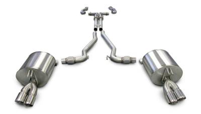 Corsa Performance - Corsa 14950 Dual Rear Cat-Back w/XO-Pipe & 3" Tips Pontiac G8 6.0L 6.2L