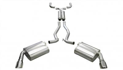 Corsa Performance - Corsa 14953 2.5" Dual Rear Exit Cat-Back w/XO-Pipe & 4" Tips Chevy Camaro 3.6L