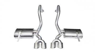 Corsa Performance - Corsa 14961 2.5" Axle-back w/4" Pro-Series Tips for 97-04 Chevy Corvette C5