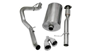 Corsa Performance - Corsa 14914 3" Single Side Exit Cat-Back w/4" Tips GM Suburban/Yukon XL 1500