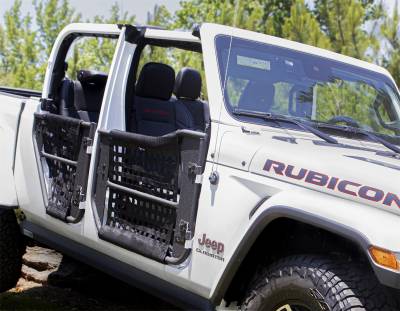 Rampage - Rampage 7685 Black Trail Doors Steel for 18-25 Wrangler Gladiator JLU/JT 4DR