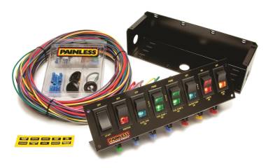 Painless Wiring - Painless Wiring 50303 8-Switch Fused Panel