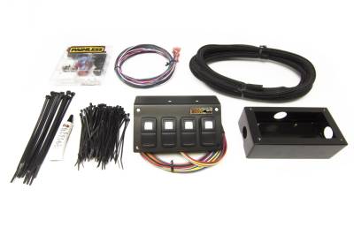 Painless Wiring - Painless Wiring 57109 Trail Rocker 4-Switch Panel