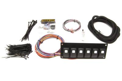 Painless Wiring - Painless Wiring 58104 Track Rocker 6-Switch Panel