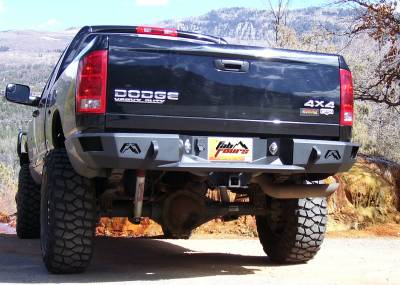 Fab Fours - Fab Fours DR03-W1050-1 Heavy Duty Rear Bumper for 03-09 RAM 2500/3500
