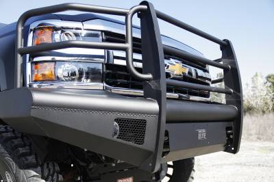 Fab Fours - Fab Fours CH14-Q3060-1 Elite Front Bumper w/Guard 15-19 Silverado 2500HD