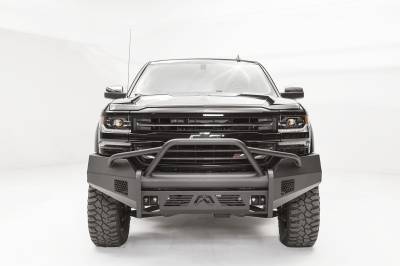 Fab Fours - Fab Fours CS16-R3862-1 Elite Front Bumper for 16-18 Silverado 1500