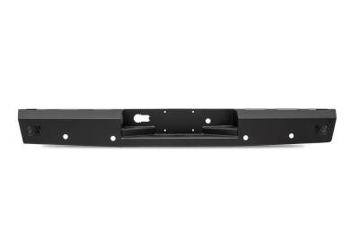 Fab Fours - Fab Fours DR10-RT2950-1 Red Steel Rear Bumper for RAM 2500/3500