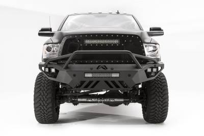 Fab Fours - Fab Fours DR16-V4052-1 Vengeance Front Bumper for 16-18 2500/3500