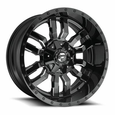 Fuel 1PC - Fuel Off Road D595 SLEDGE 17x9 6x135/5.5 2mm Gloss Black/Milled D59517909849
