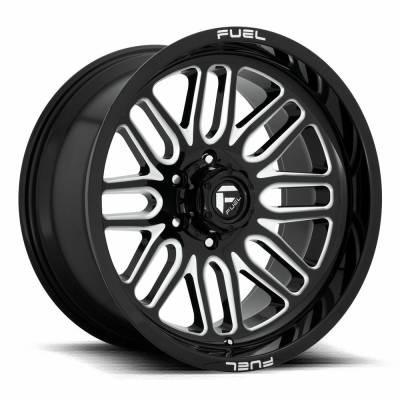 Fuel 1PC - Fuel Off Road D662 IGNITE 20x10 8x6.5 -18mm Gloss Black/Milled D66220008247