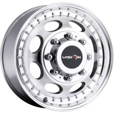 Vision Wheel - Vision Wheel 181Z Hauler 19.5x6.75 8x170 102mm Machined 181Z9670MF