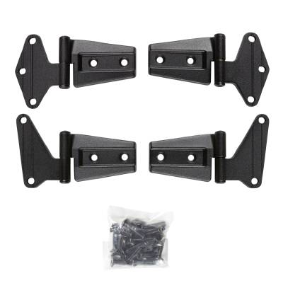 Smittybilt - Smittybilt 7687 Door Hinge for 07-18 Jeep Wrangler JK 2/4DR BLK