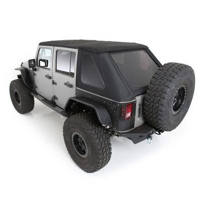 Smittybilt - Smittybilt 9083235 Bowless Combo Top Tinted Windows for 07-18 Jeep Wrangler JK