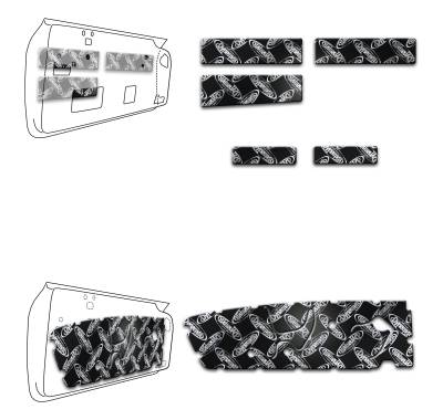 Dynamat - Dynamat XFO M1 D Dynamat Xtreme CC Kit Door Kit for 64-66 Mustang