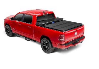 RealTruck Extang - Extang Solid Fold 2.0 ToolBox Tonno Hard Tri-Fold Tonneau Cover Black 84422