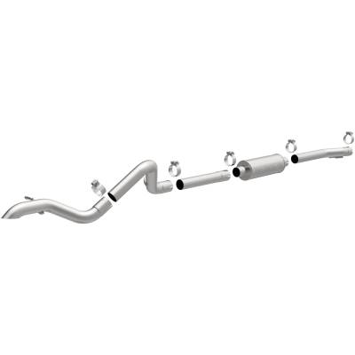 MagnaFlow Exhaust Products - MagnaFlow 15239 Rock Crawler Stainless Cat-Back Exhaust for 07-11 Jeep Wrangler