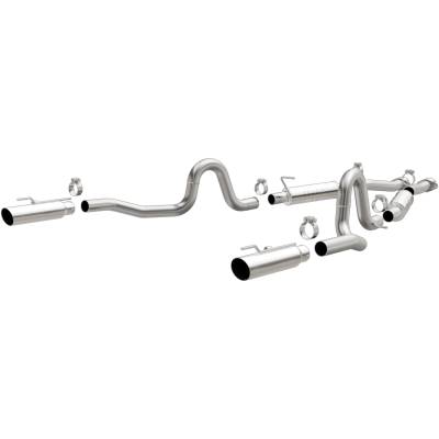 MagnaFlow Exhaust Products - MagnaFlow 15673 Competition Series Stainless Cat-Back System for 99-04 Mustang